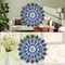 Mandala Flower Special-Shaped Diamond Painting Hanging Kit – 3D Crystal Rhinestone Acrylic Gem Art Pendant, DIY Double-Sided Diamond Art Ornament for Home Décor & Gifts